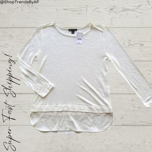 J. Crew Faux Layered Long Sleeve Top